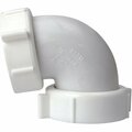 All-Source 1-1/2 In. Plastic Threaded Outlet Elbow 495115